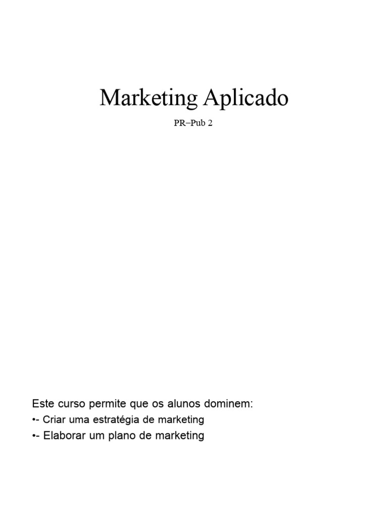 Estratégias de Marketing Eficazes | PDF | Marketing | Mercado (economia)