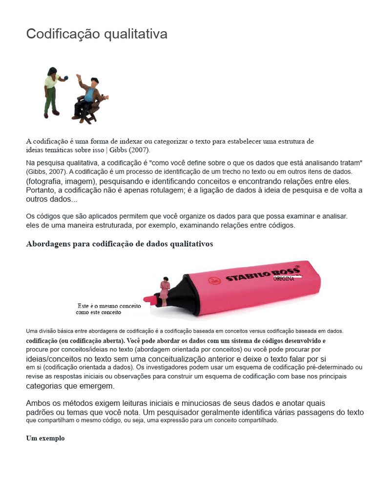 Guia de Codificação Qualitativa Eficaz | PDF | Dados | Pesquisa qualitativa