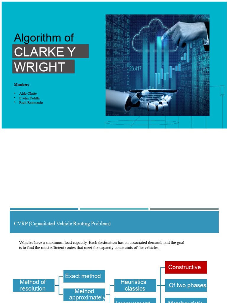 Clarke and Wright Algorithm | PDF | Algorithms | Applied Mathematics