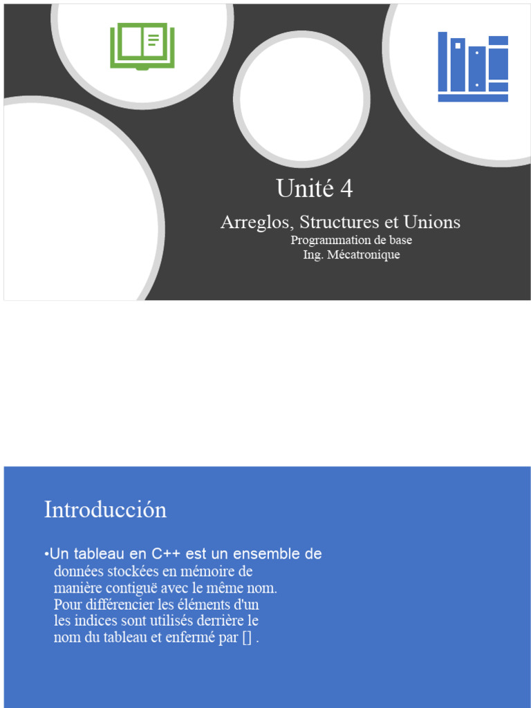 Tableaux et Structures en C++ | PDF | Matrice (Mathématiques) | C