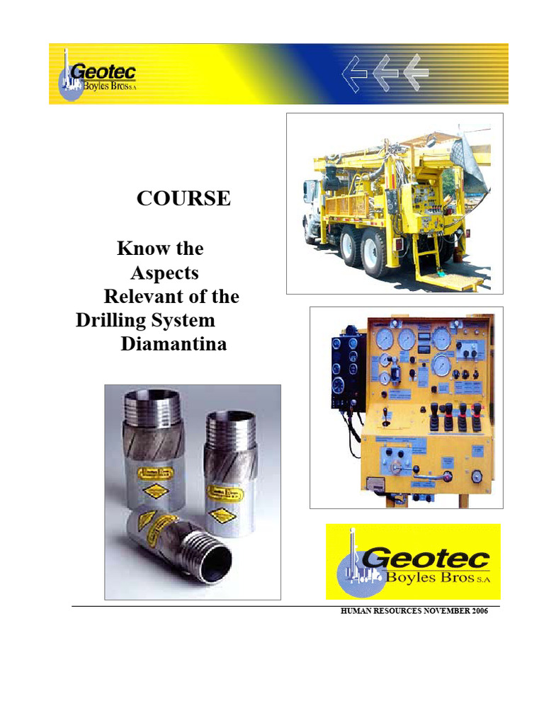 Diamond Drilling System Overview Guide | PDF | Hazards | Risk