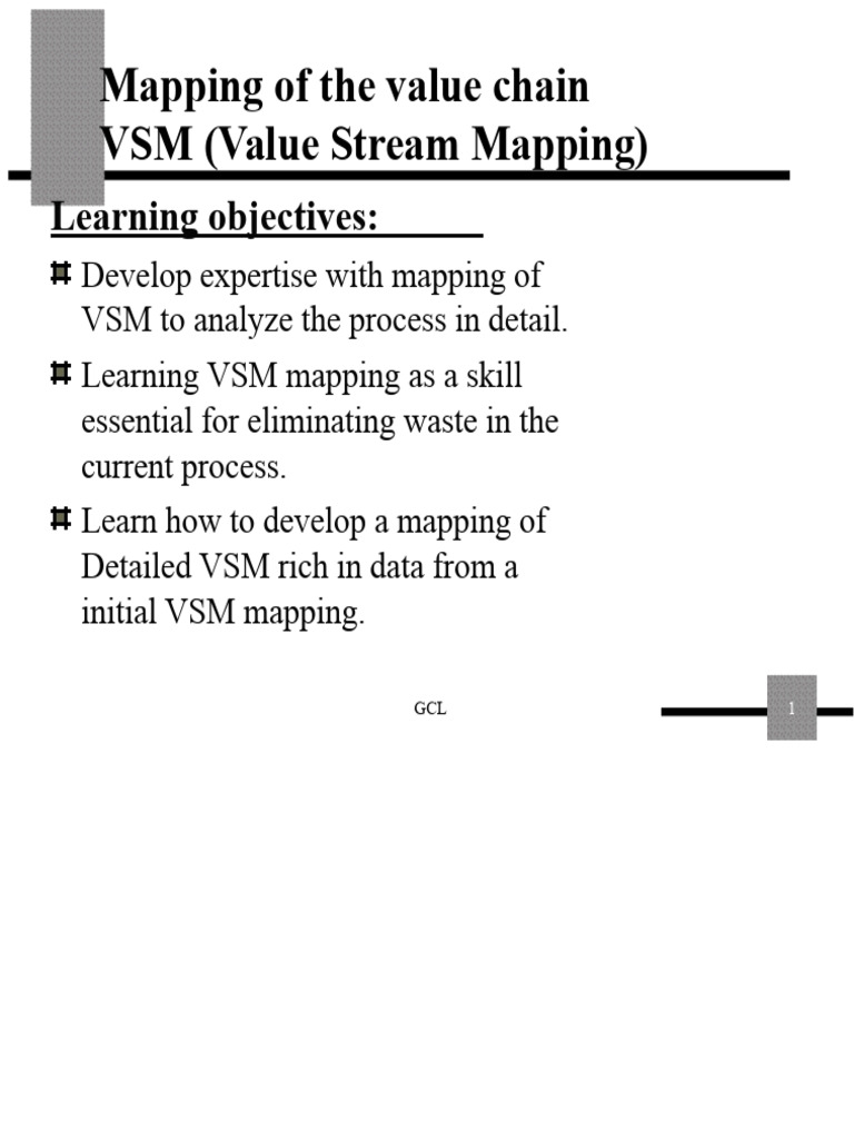 Value Stream Mapping Process Guide | PDF