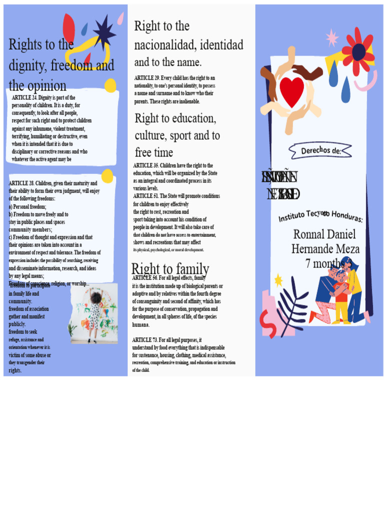 Children's Rights in Honduras Code | PDF | Family | Children's Rights