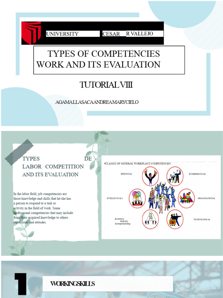 SESSION 9 - Types of Job Competencies and Their Evaluation | PDF ...