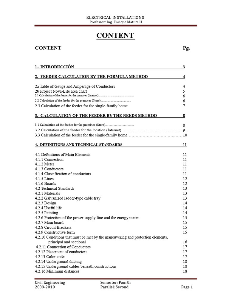 Electrical Installation Calculations Guide | PDF | Switch | Electrical ...