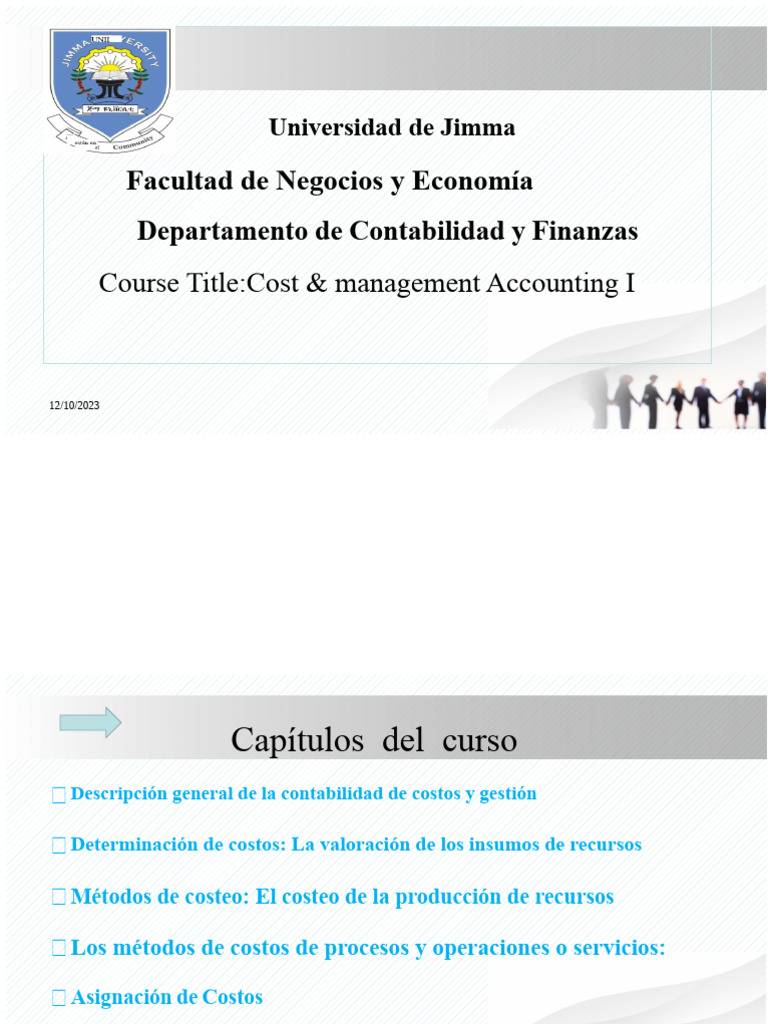 Costos y Contabilidad de Gestión I ppt-1 | PDF | Contabilidad ...