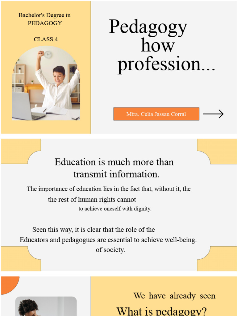 Understanding Pedagogy and Education Roles | PDF | Teachers | Pedagogy