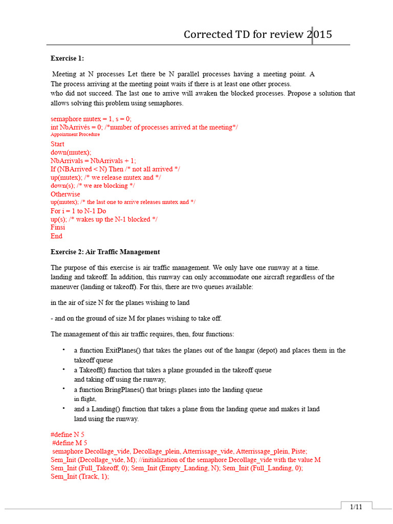 Semaphore Solutions for Process Synchronization | PDF | Computer ...