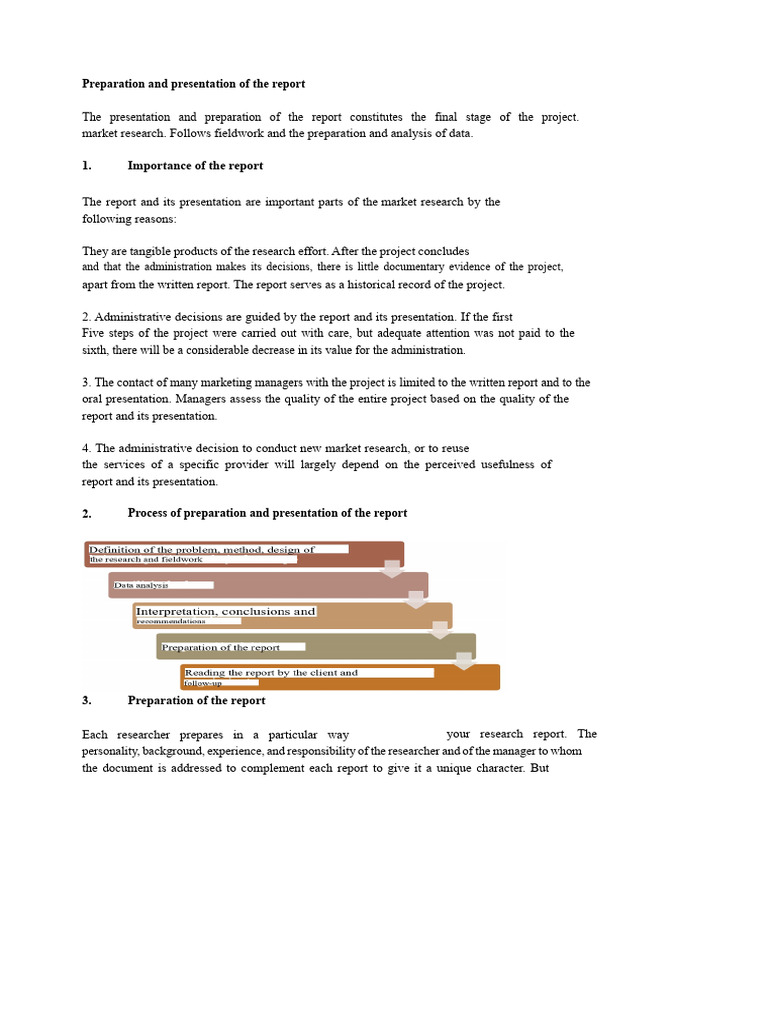 Market Research Report Preparation Guide | PDF | Statistics | Data Analysis