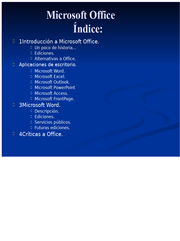 Historia y Ediciones de Microsoft Office | PDF | Microsoft Office ...