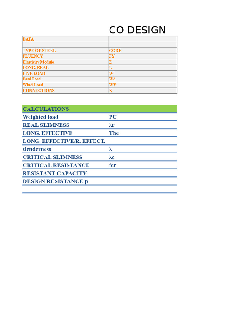 Steel Column Design Calculations | PDF