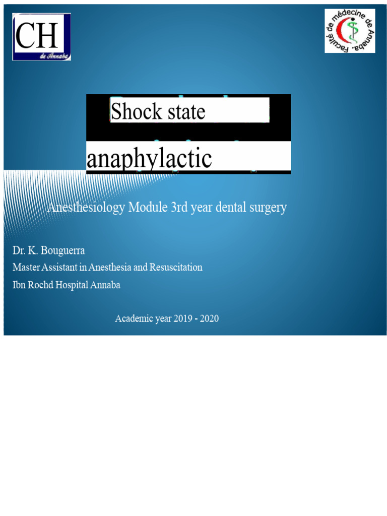 Anaphylactic shock | PDF | Allergy | Clinical Medicine