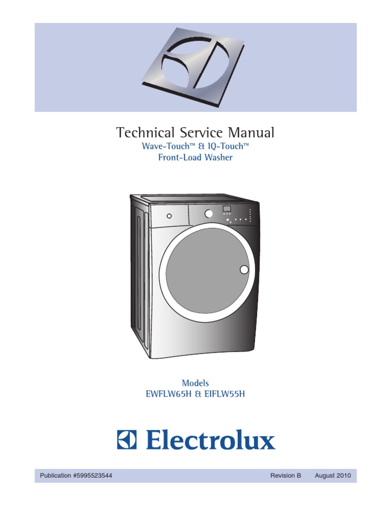 575 Electrolux Washer Front Load 5995523536 Washing Machine Ac