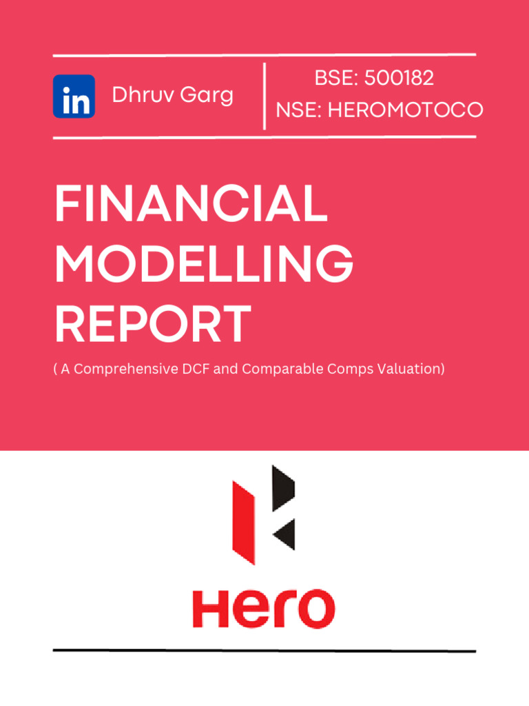 Hero MotoCorp Financial Modeling Report | PDF | Balance Sheet | Money