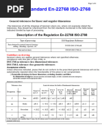 ISO 2768 - Part 1 - General Tolerances | PDF