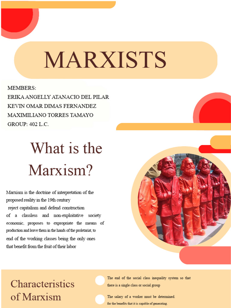 MARXIST slides | PDF | Marxism | Communism