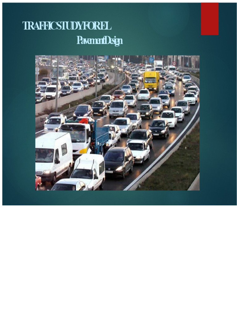 Pavement Design Traffic Analysis Guide | PDF | Road | Traffic