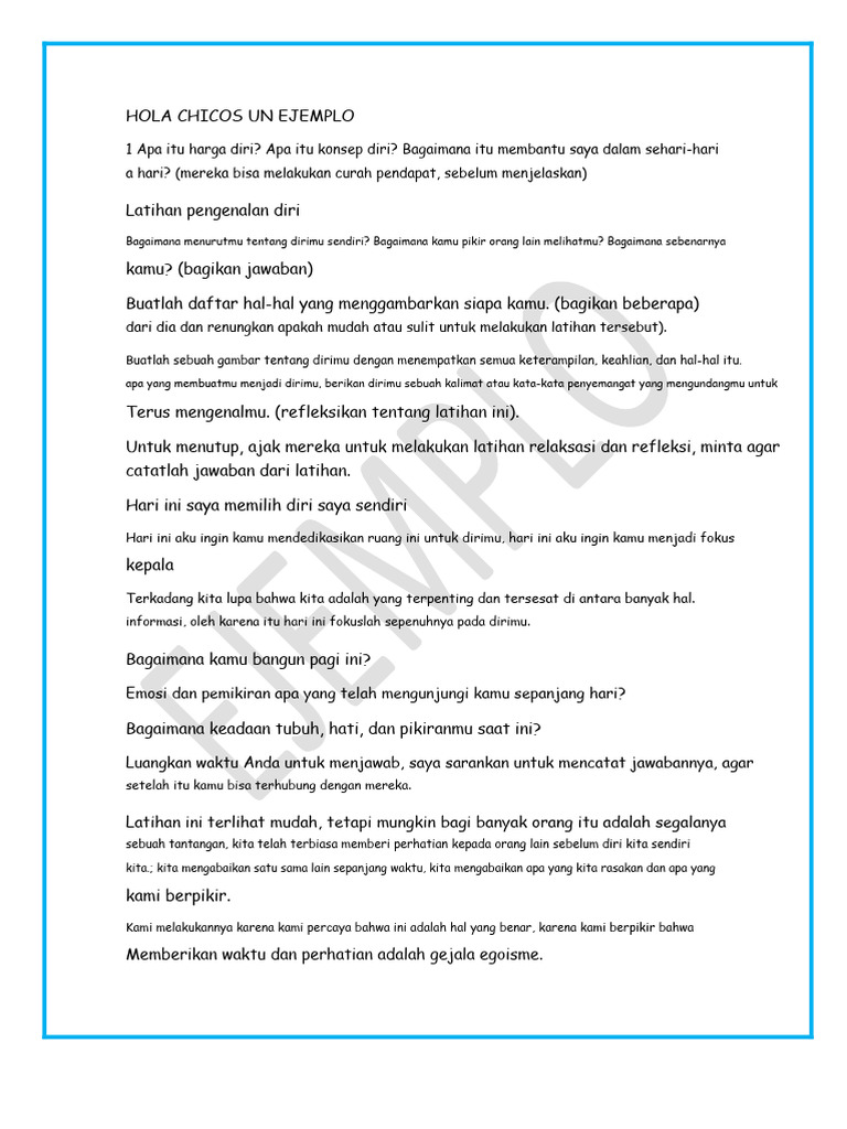 Hari Ini Aku Memilih Diriku Sendiri | PDF
