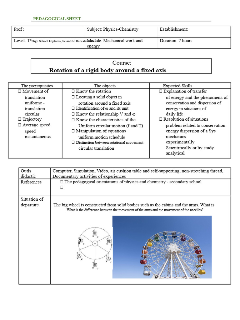 CrNNum1_Movement_of_Rotation_Around_Fixed_Axis | PDF | Rotation ...