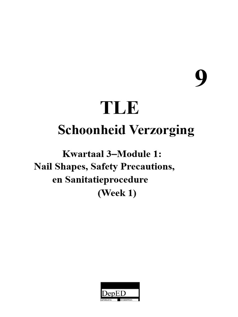 Tle - 9 - Module 1 - Kwartaal 3 | PDF