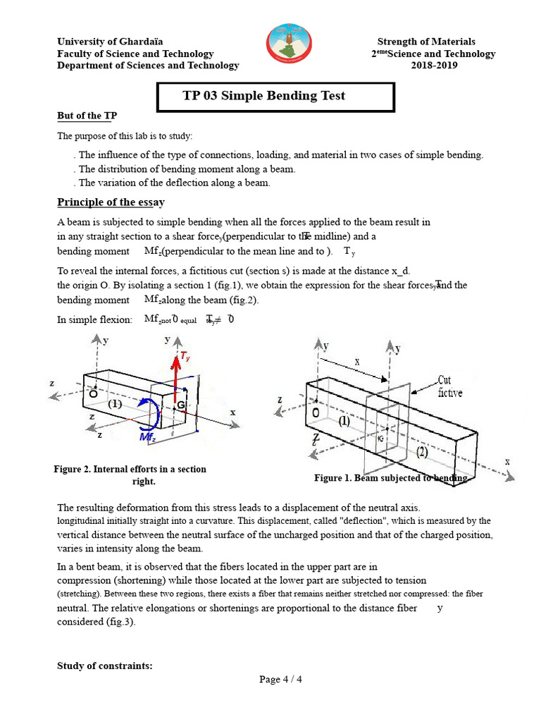 tp-Flexion | PDF | Bending | Beam (Structure)