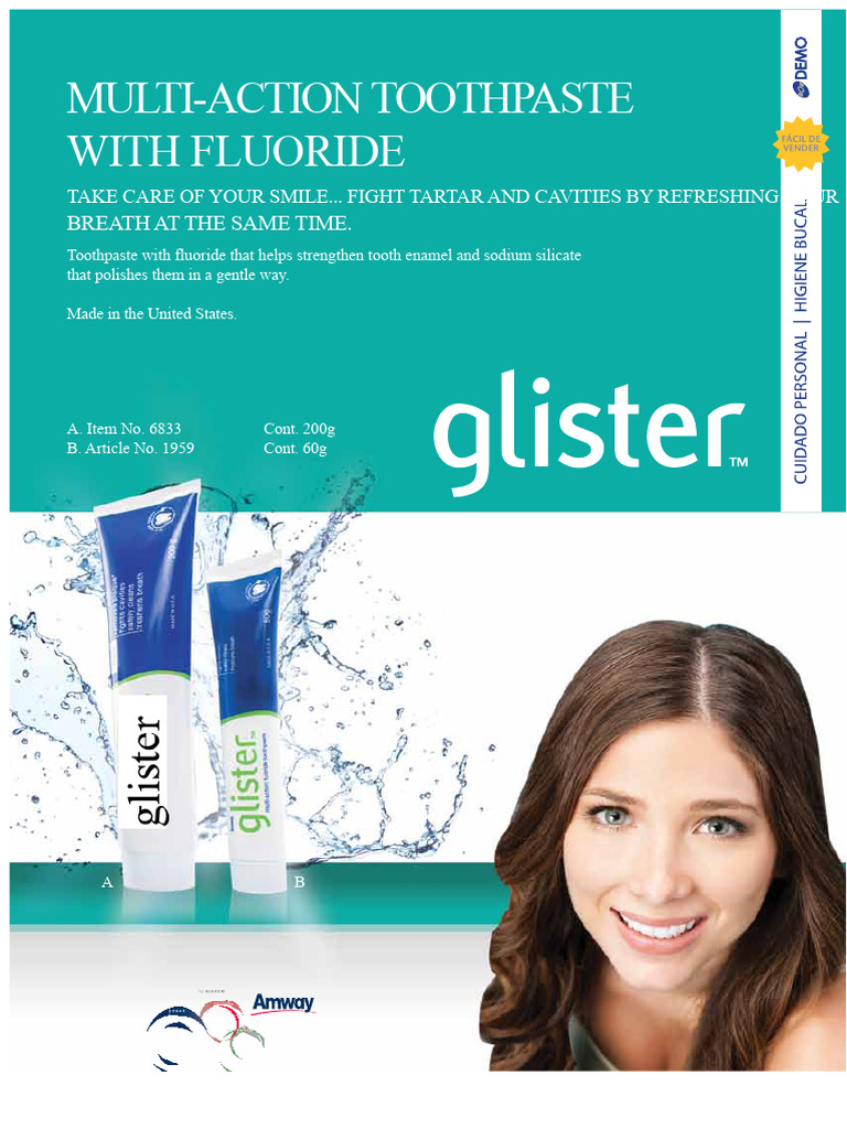 GLISTER_TOOTHPASTE.pdf | PDF | Tooth Enamel | Dental Anatomy