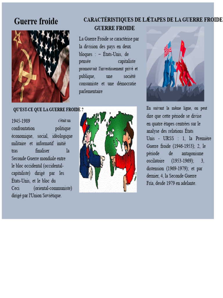 Caractéristiques et étapes de la Guerre Froide | PDF | Guerre froide ...