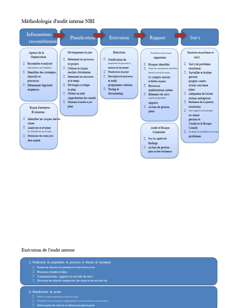 Audit Interne : Méthodologie et Processus | PDF | Audit | Planification