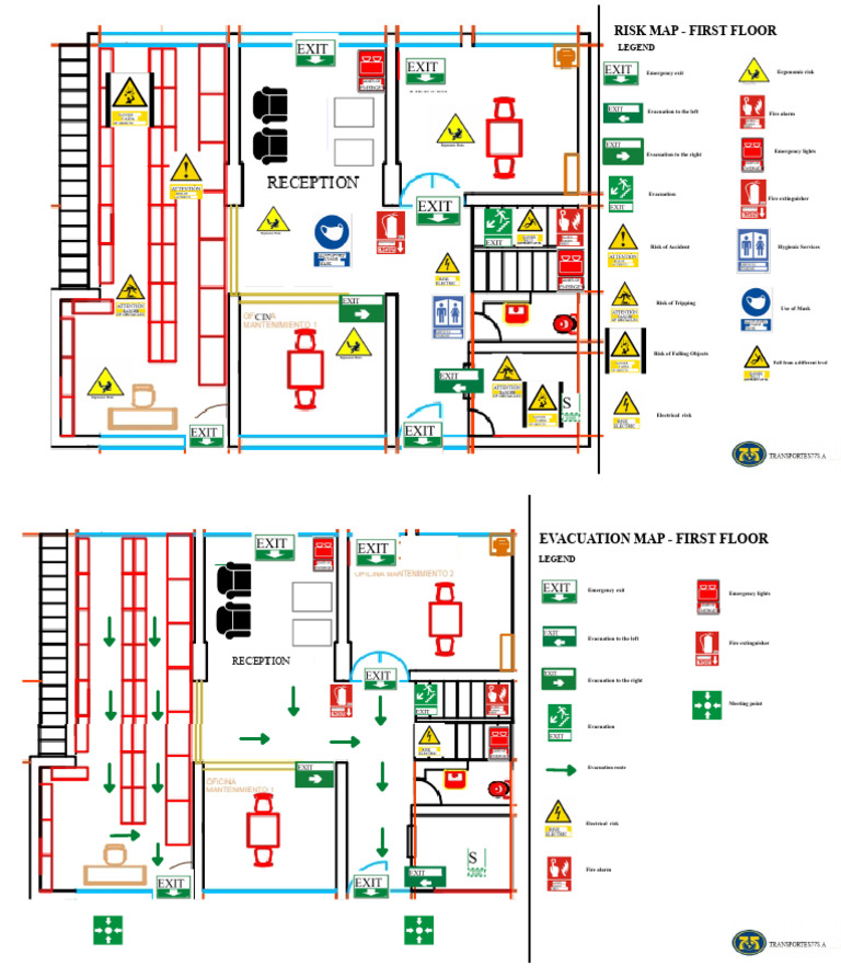 First Floor Risk and Evacuation Map | PDF