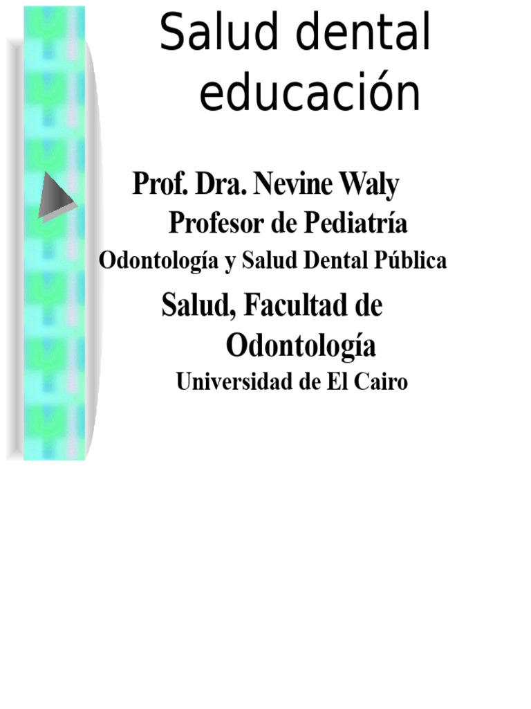 Educación en Salud Dental: Claves y Procesos | PDF | Odontología ...
