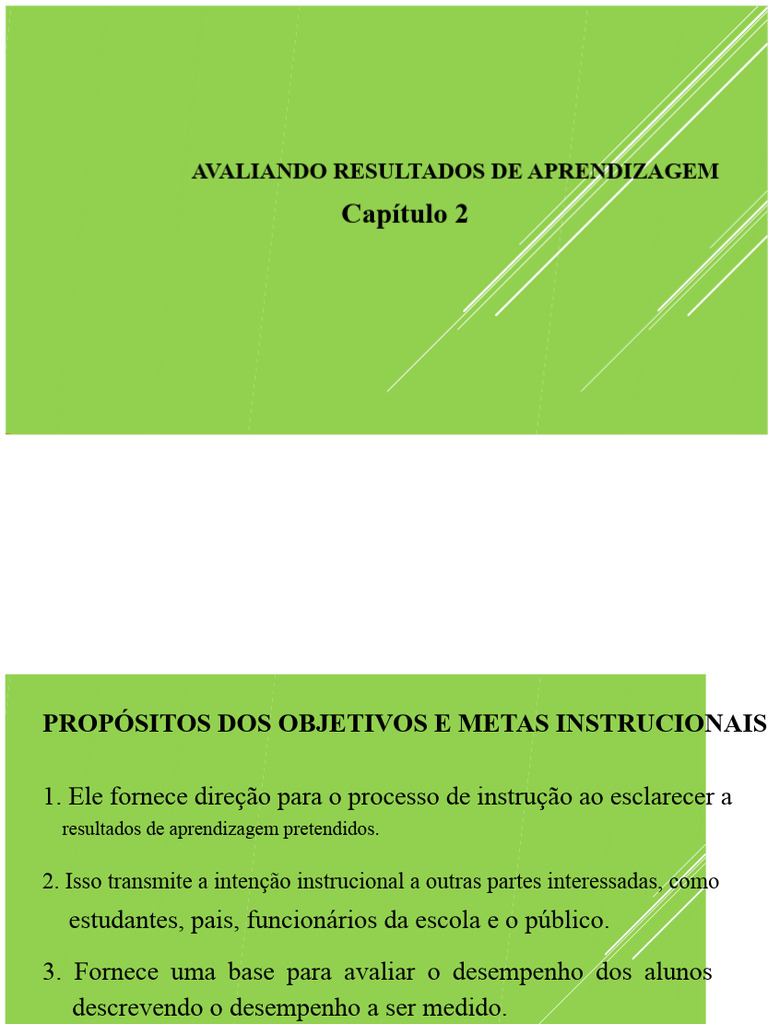 Objetivos e Metas de Aprendizagem | PDF | Aprendizado | Emoções