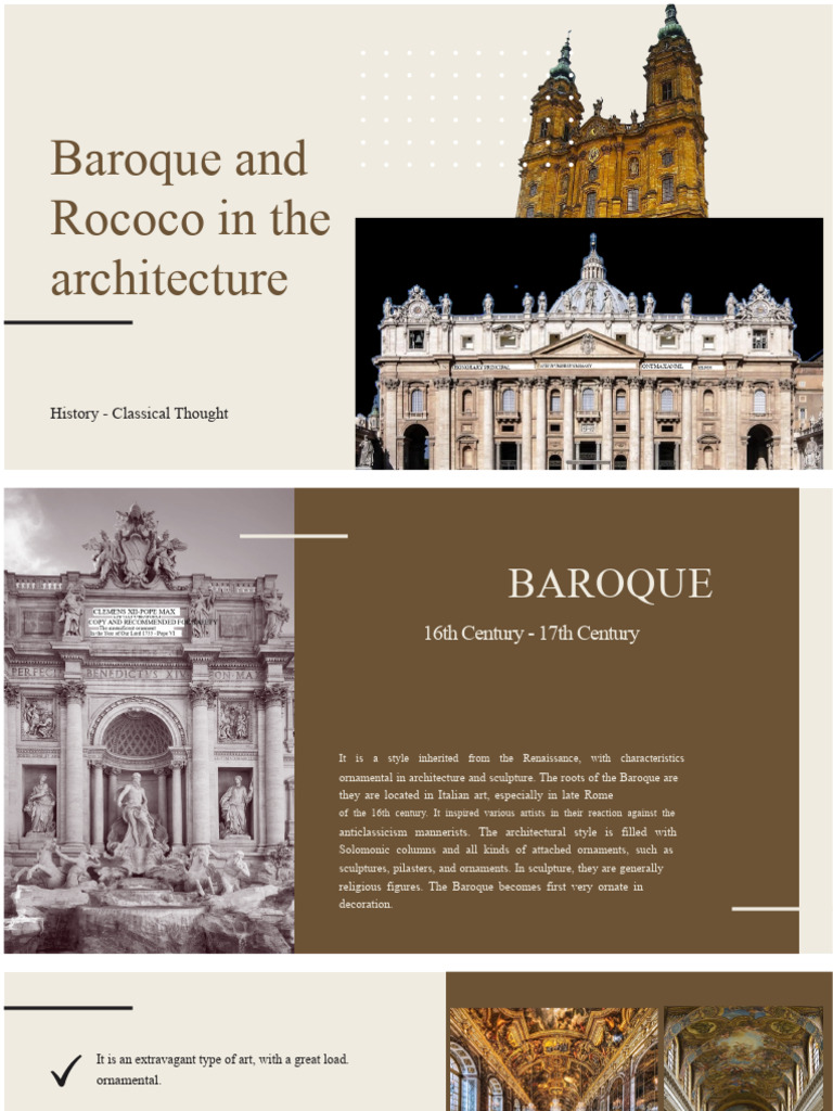 Baroque and Rococo in architecture | PDF | Baroque | Style