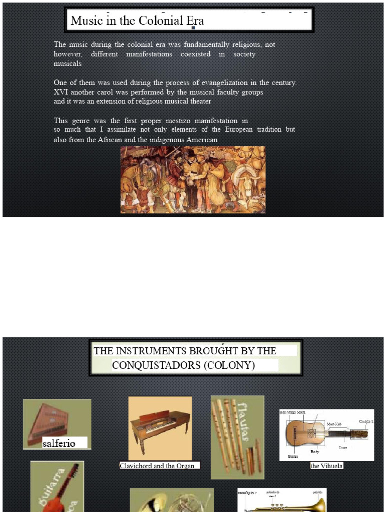 Colonial Era Religious Music and Mestizo Influence | PDF