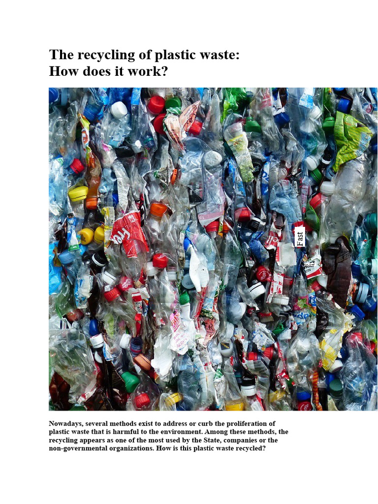 How Plastic Waste Recycling Works | PDF | Plastic | Recycling