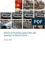 Effects of Warning Lamp Color and Intensity On Driver Vision