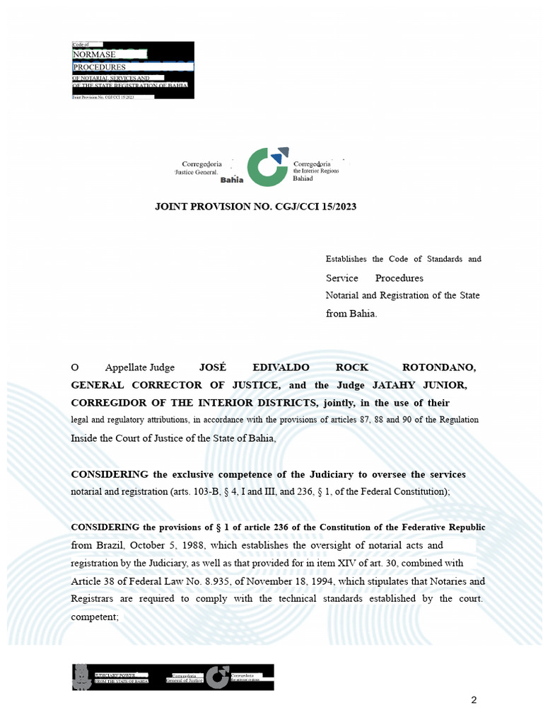 CNP 2023 - Code of Standards and Procedures For Notarial and ...