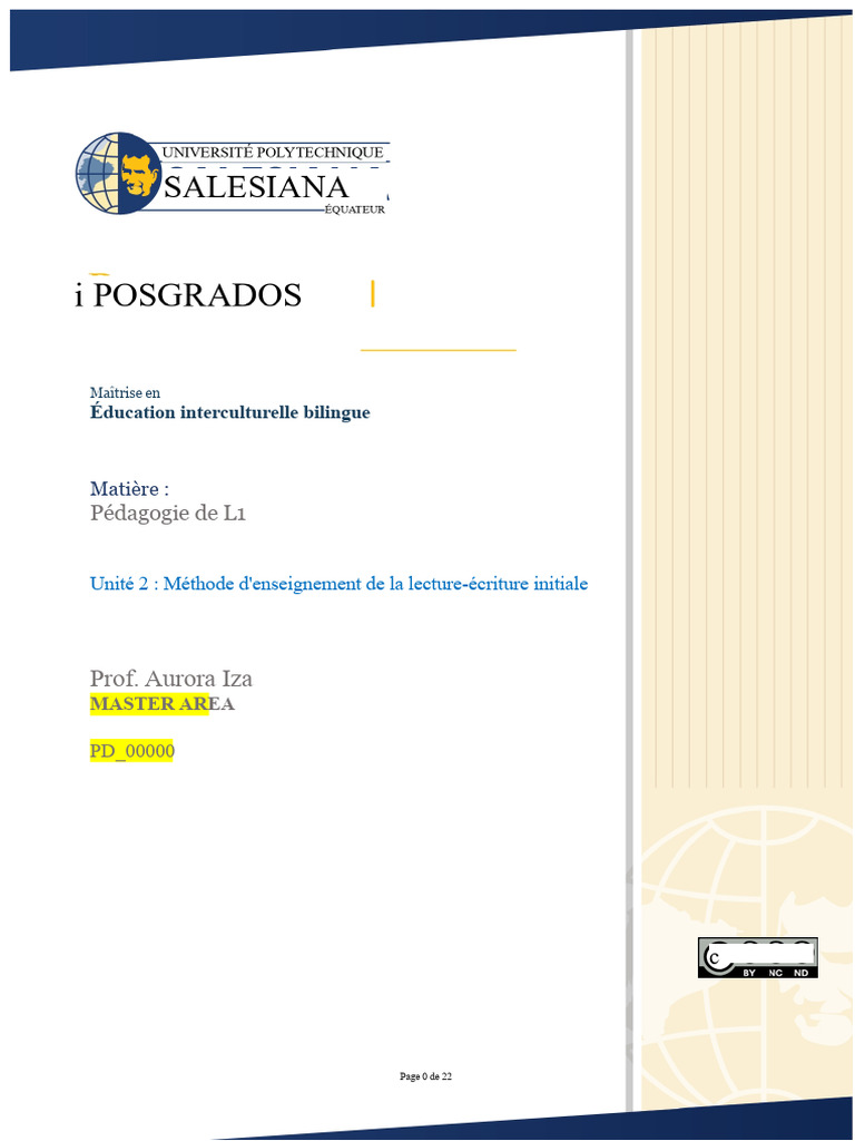Méthodes d'enseignement de la lecture-écriture | PDF | Syllabe ...
