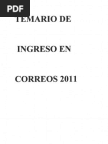 Descargar temario oposiciones correos 2011 pdf