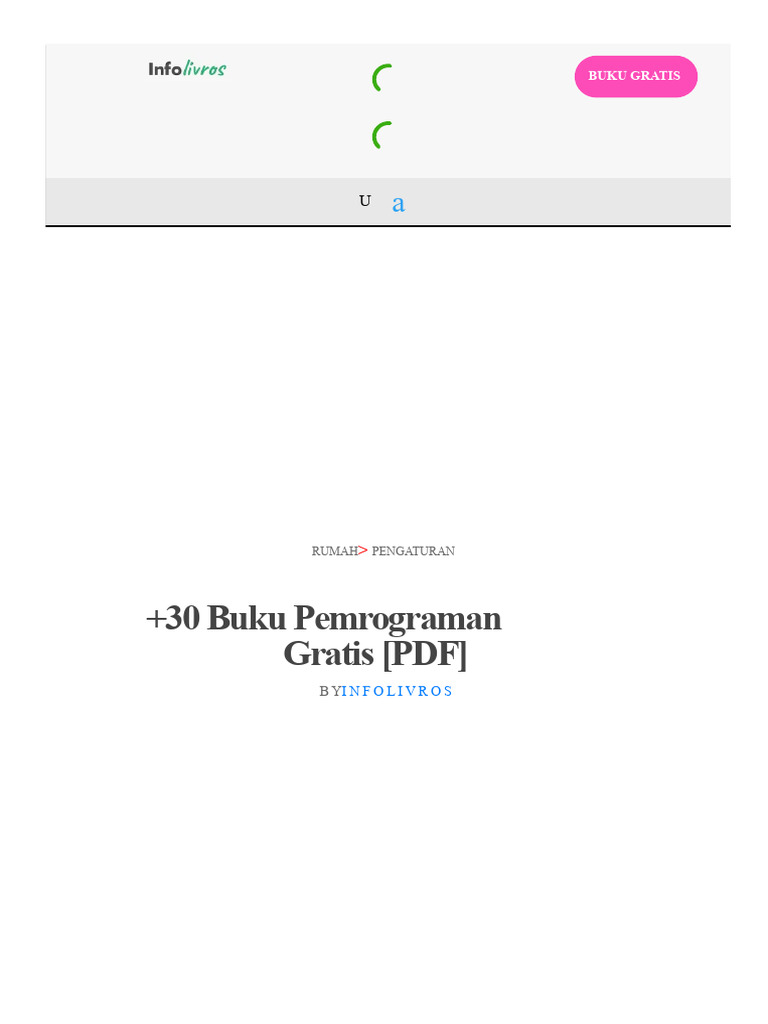 Buku Pemrograman Gratis dalam PDF | PDF