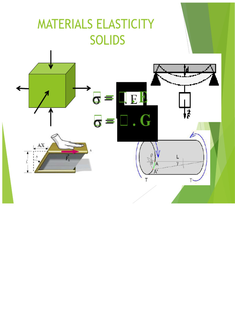 Elasticity and Deformation in Solids | PDF | Deformation (Engineering ...