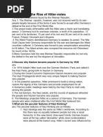 Hitler's Aryan Race Ideology | PDF | Nazi Germany | Nazism