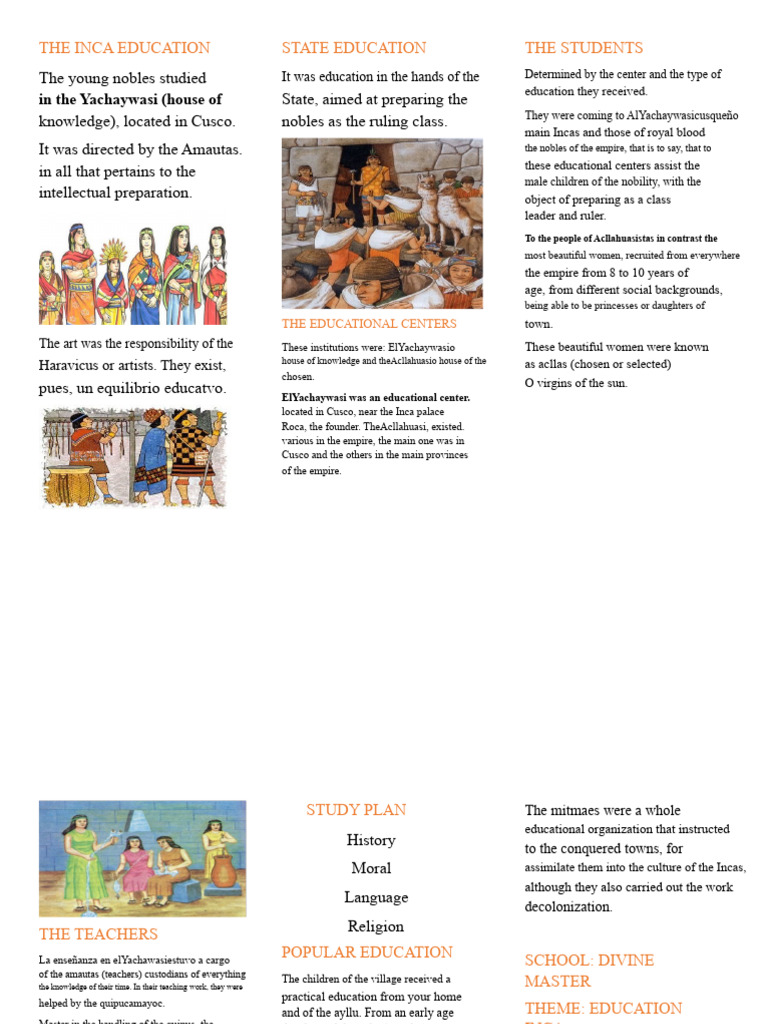 Inca Education | PDF | Inca Empire | Pre Columbian Era