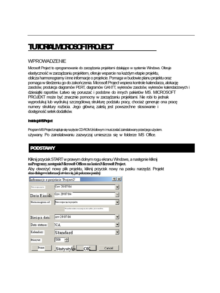 Tutorial Microsoft Project | PDF