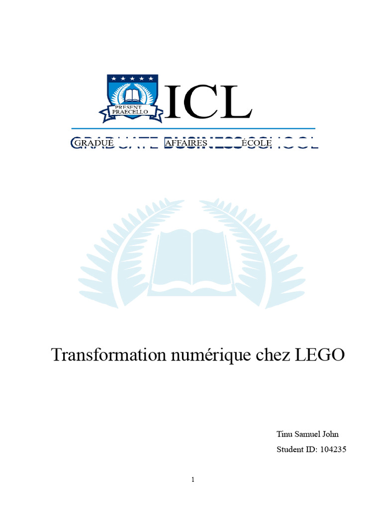 Transformation numérique de LEGO : Analyse et Stratégies | PDF | Lego ...