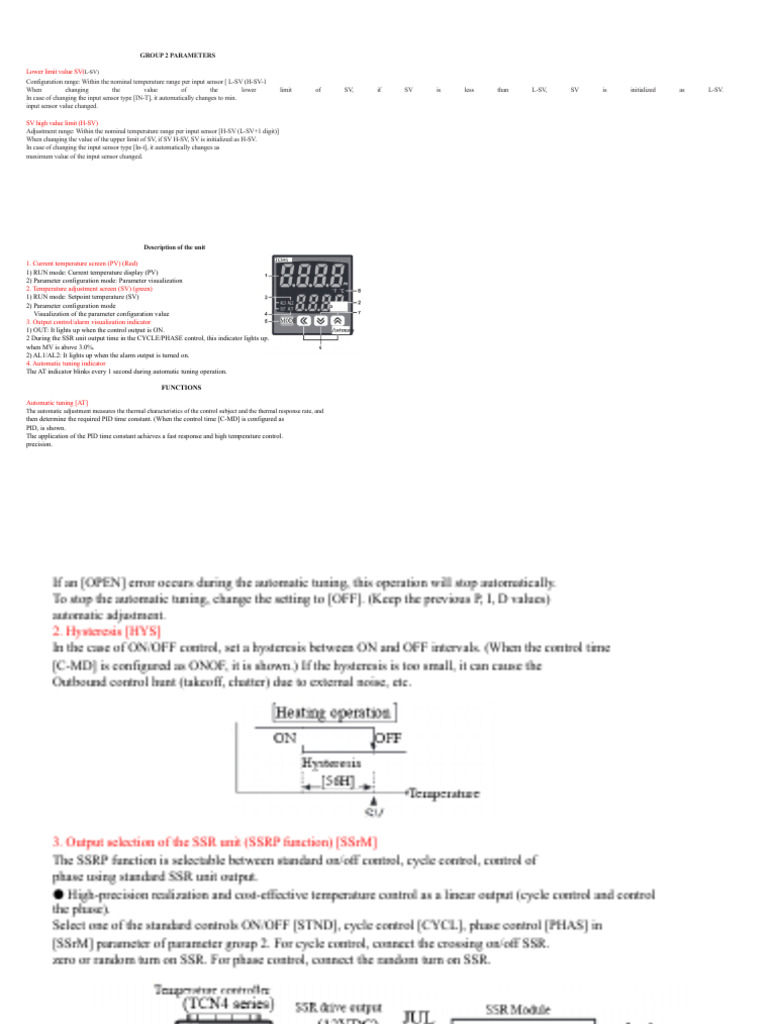 Group 2 SV Parameter Configuration Guide | PDF | Parameter (Computer ...