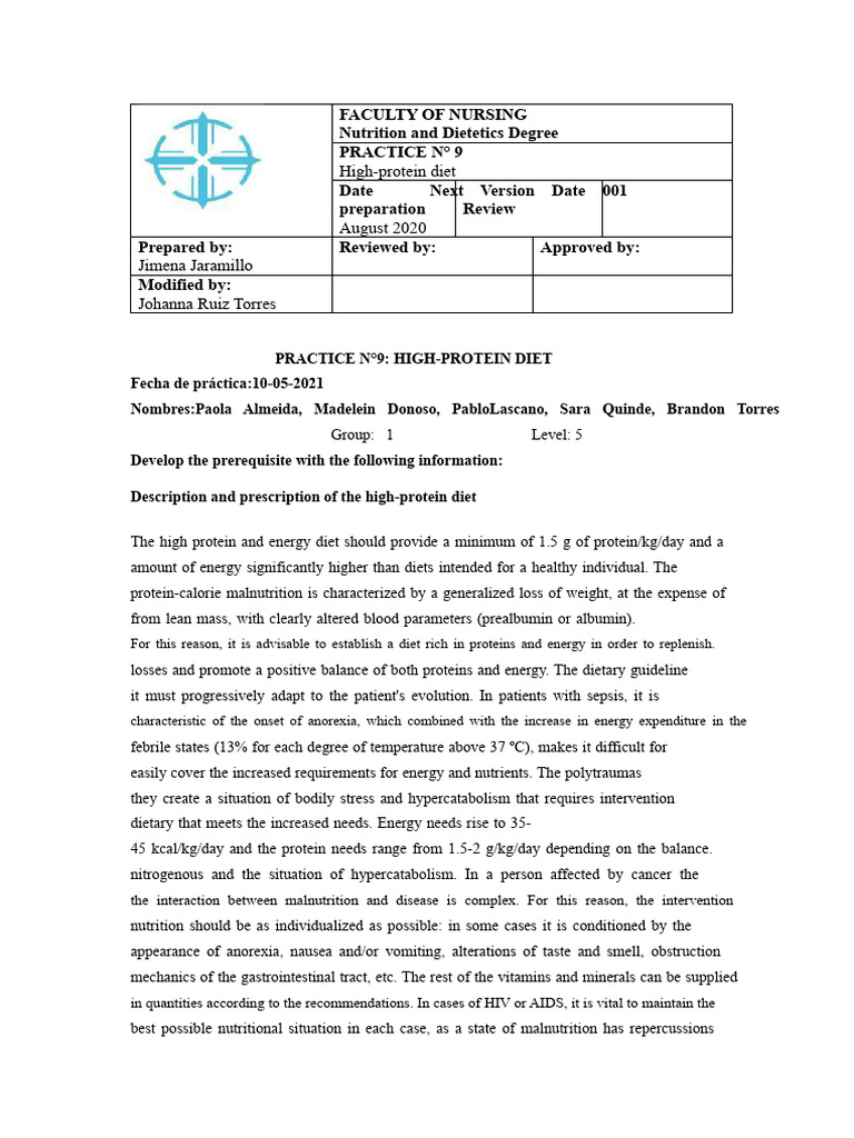 REPORT ON HYPERPROTEIN DIET | PDF | Dieting | Foods