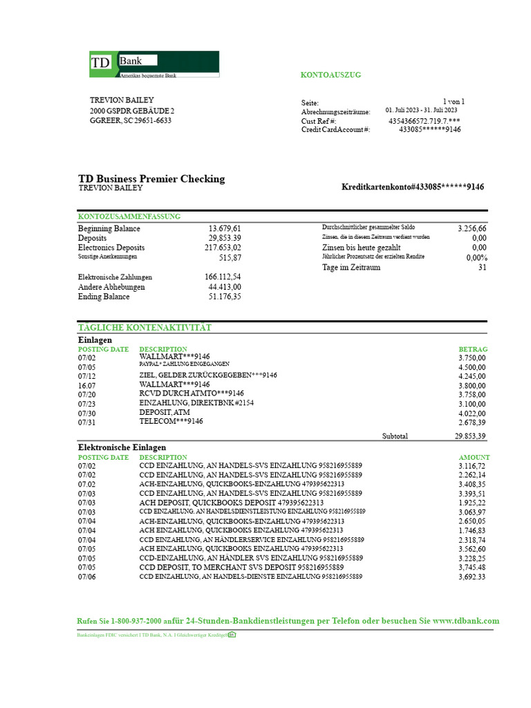 TD Bank | PDF