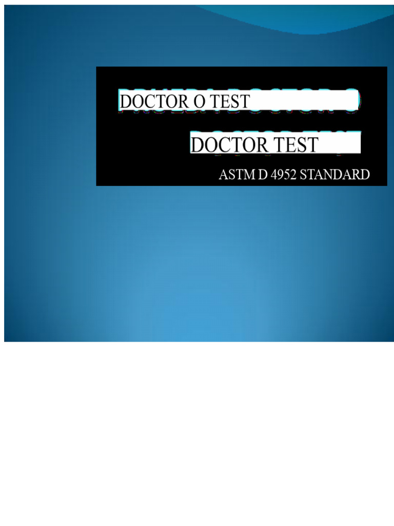 ASTM D 4952 & D 1094 Testing Methods | PDF | Thiol | Sodium Hydroxide