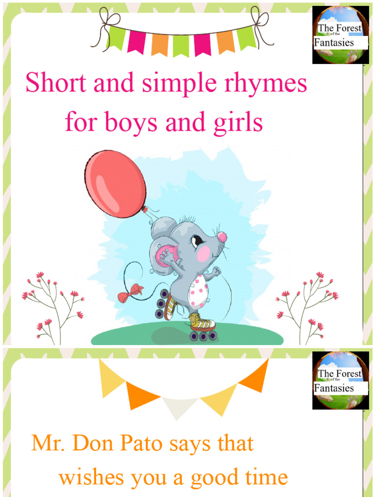 RHYMES FOR KIDS.pdf | PDF