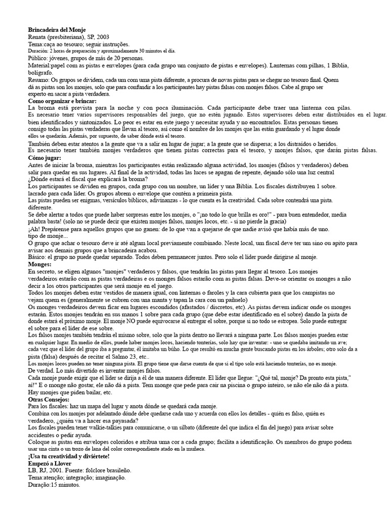 Broma del Mon Gee Otras | PDF